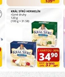 Král sýrů Hermelín