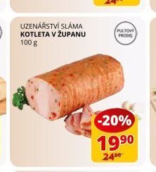 UZENÁŘSTVÍ SLÁMA KOTLETA V ŽUPANU 100 g