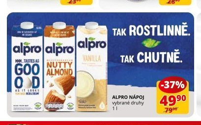 ALPRO NÁPOJ různé druhy 1 l