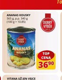 Ananas kousky