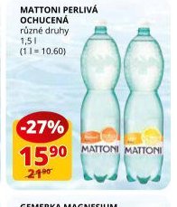 Mattoni perlivá ochucená