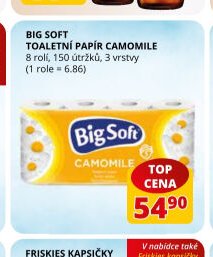 Big Soft toaletní papír Camomile