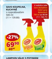 Savo koupelna, kuchyně
