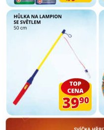 Hůlka na lampion se světlem