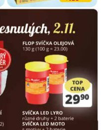 Flop svíčka olejová