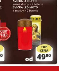 Svíčka led lyro / led moto