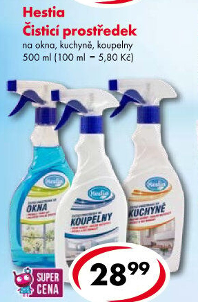 Čisticí prostředek na okna Hestia
