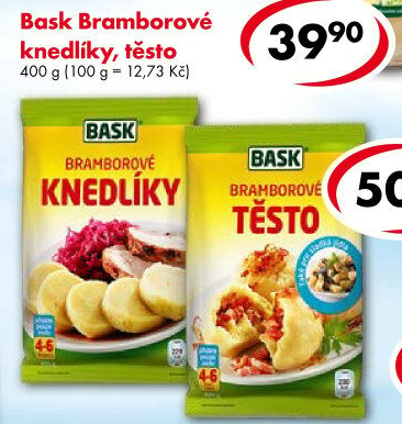 Knedlíky bramborové v prášku Bask