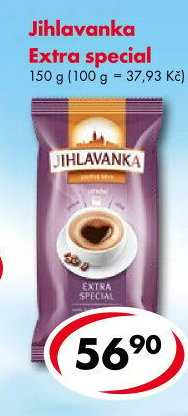 Mletá káva extra speciál Jihlavanka