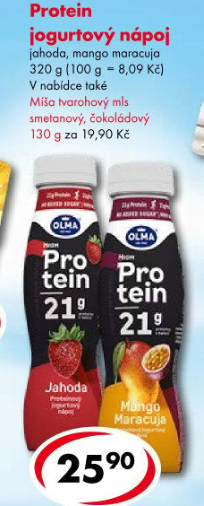Nápoj jogurtový Hight Protein Olma