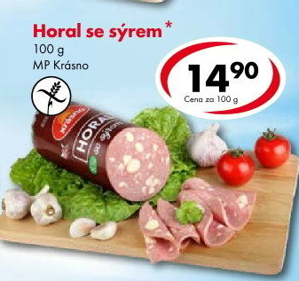 Salám Horal se sýrem Krásno