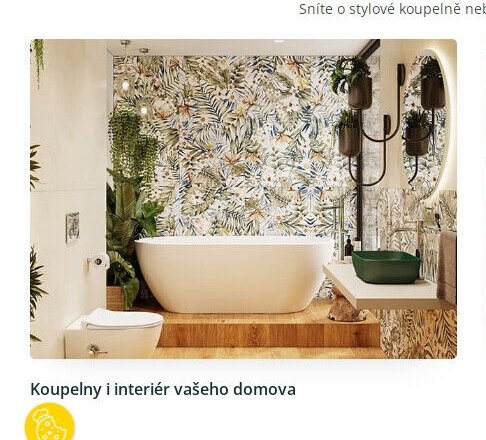 Koupelny a interiér vašeho domova