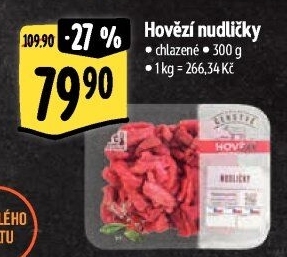 Hovězí nudličky Albert