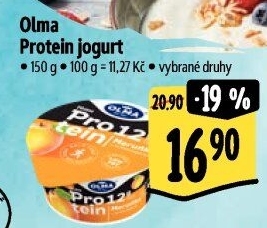 Jogurt ochucený protein Olma