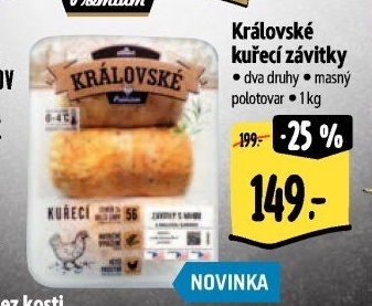 Kuřecí závitky královské Premium Albert