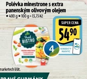 Polévka Minestrone Albert Fresh Bistro