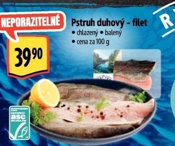 Pstruh duhový filet Albert