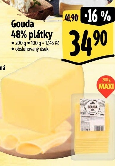 Sýr Gouda 48% Albert
