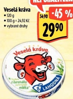 Sýr tavený Veselá kráva