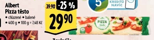 Těsto na pizzu Albert