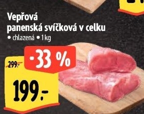 Vepřová panenská svíčková