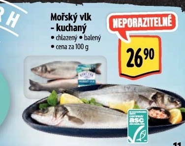 Vlk mořský kuchaný Albert