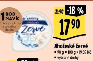 Žervé Jihočeské Madeta