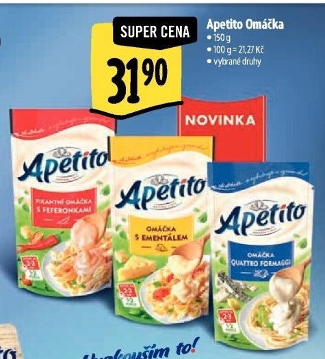 Omáčka sýrová Apetito