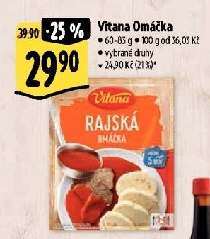 Omáčky instantní Vitana