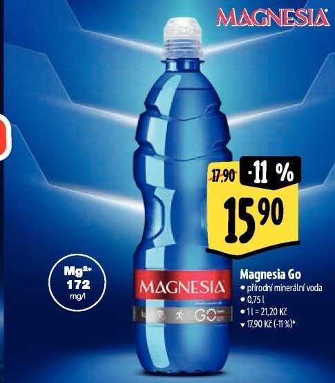 Přírodní voda Go Magnesia