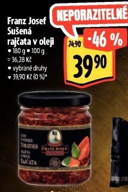 Sušená rajčata v oleji Exclusive Franz Josef Kaiser