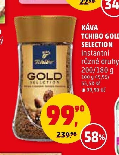 KÁVA TCHIBO GOLD SELECTION