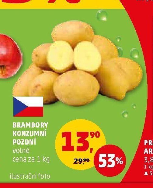 BRAMBORY KONZUMNÍ POZDNÍ