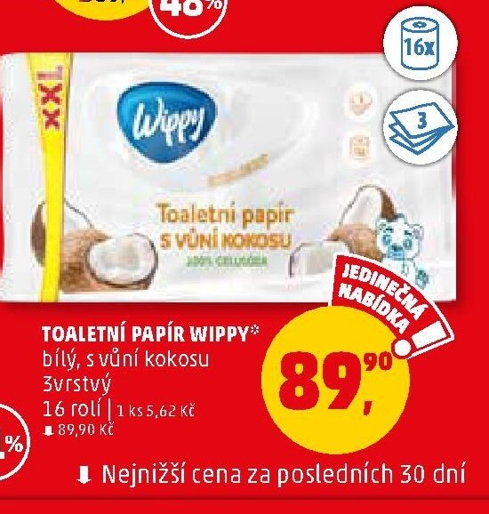 TOALETNÍ PAPÍR WIPPY