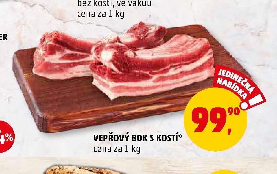 Vepřový bok s kostí