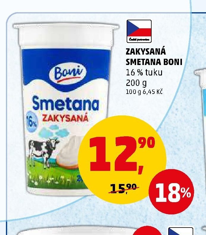 Zakysaná smetana Boni