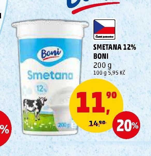 Smetana 12% Boni