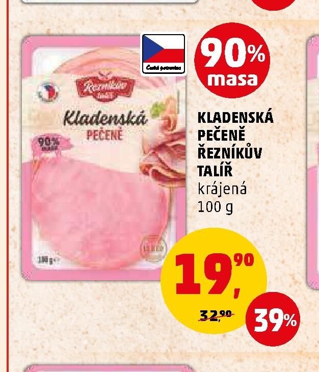 KLADENSKÁ PEČENĚ ŘEZNÍKŮV TALÍŘ