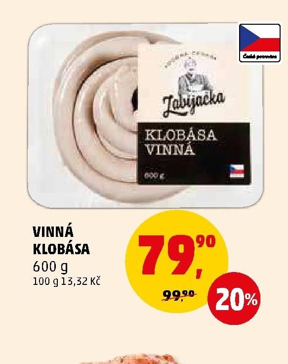VINNÁ KLOBÁSA 600 g