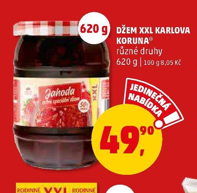 DŽEM XXL KARLOVA KORUNA