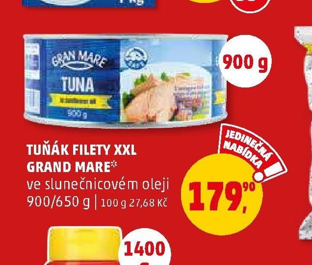 TUŇÁK FILETY XXL GRAND MARE