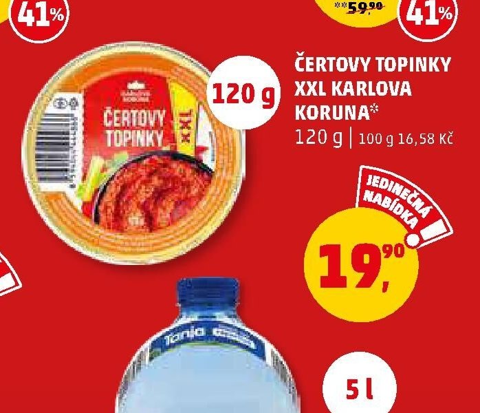 ČERTOVY TOPINKY XXL KARLOVA KORUNA