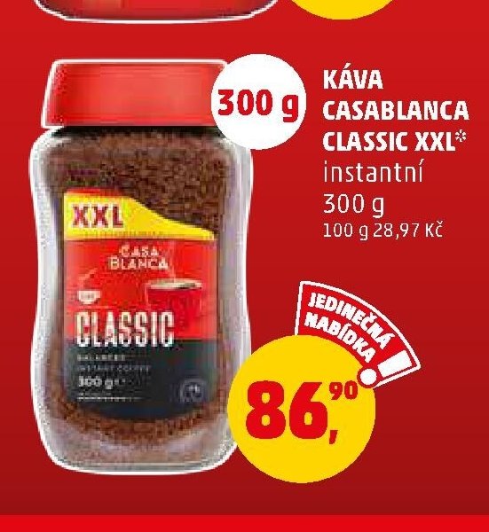 KÁVA CASABLANCA CLASSIC XXL