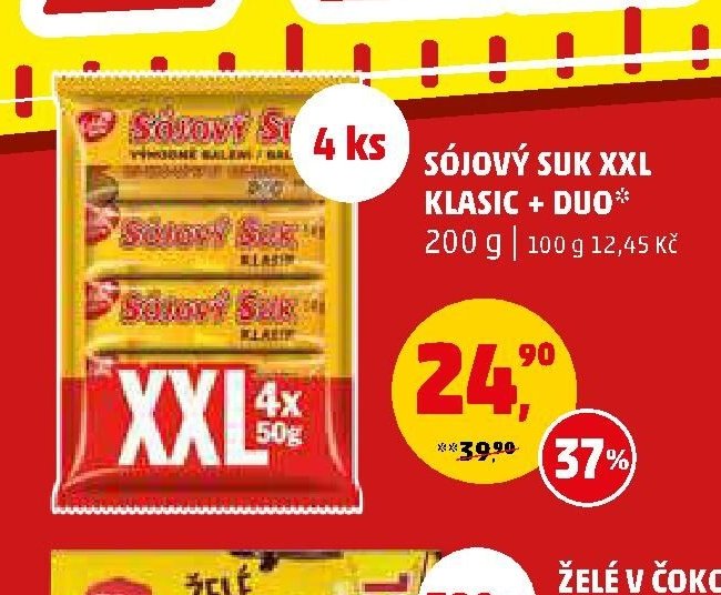 SÓJOVÝ SUK XXL KLASIC + DUO
