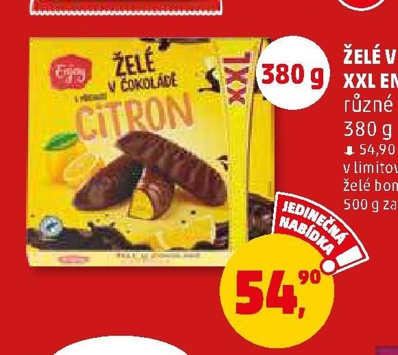 ŽELÉ V ČOKOLÁDĚ XXL ENJOY