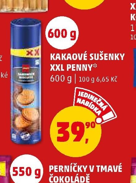 KAKAOVÉ SUŠENKY XXL PENNY