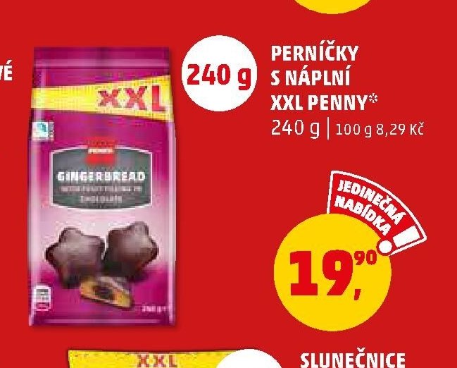 PERNÍČKY S NÁPLNÍ XXL PENNY
