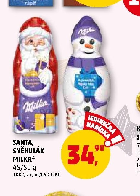 Santa, Sněhulák Milka