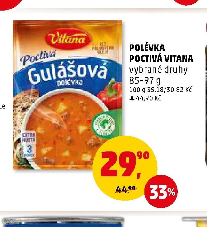 POLÉVKA POCTIVÁ VITANA