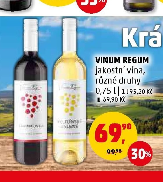 VINUM REGUM jakostní vína